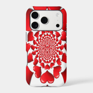 Romantique Red Hearts Art Motif Imprimer