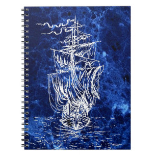 Romantisches Segelschiff Notebook