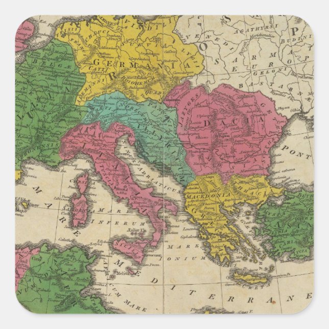Romanum Imperium Square Sticker (Front)