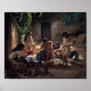 Romany Gypsy Family Poster
