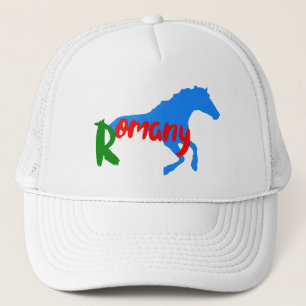 Romany Gypsy Horse Trucker Hat