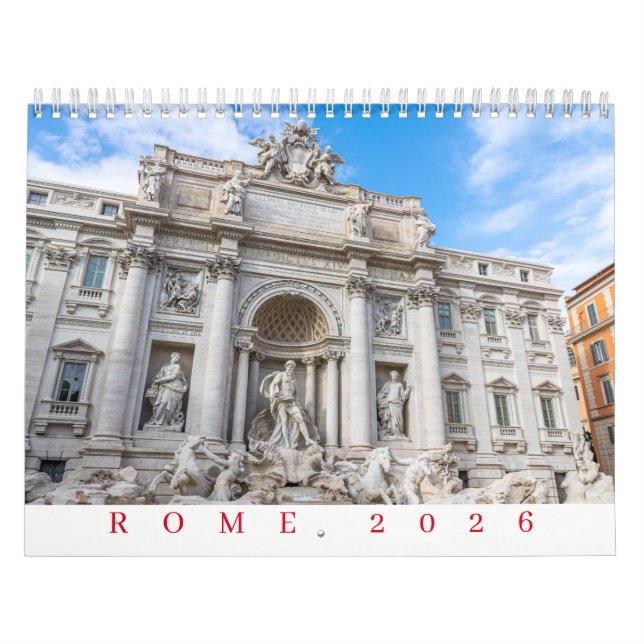 Rome 2026 calendar (Cover)
