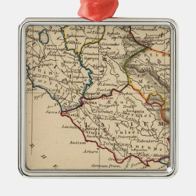 Rome 3 metal ornament (Front)