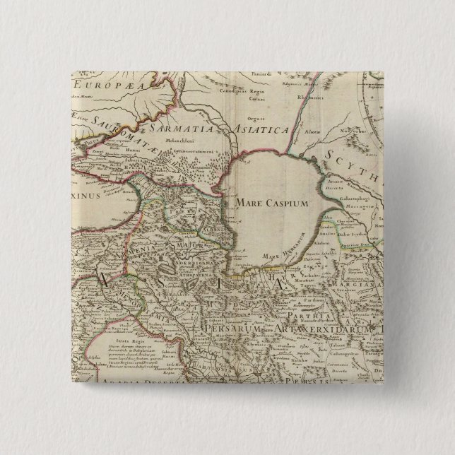 Rome 4 2 inch square button (Front)