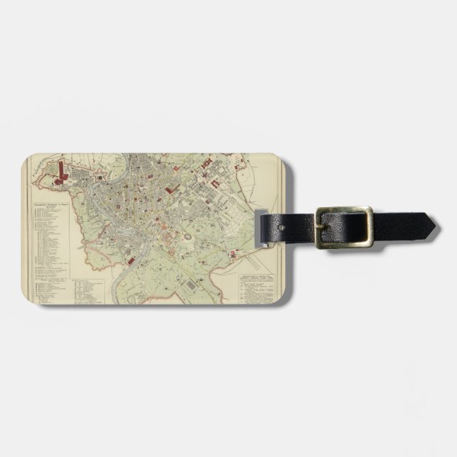 Rome 4 luggage tag (Front Horizontal)