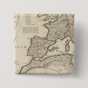 Rome 5 2 inch square button