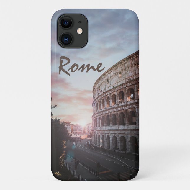 Rome Ancient Architecture sunset cityscape Case-Mate iPhone Case (Back)