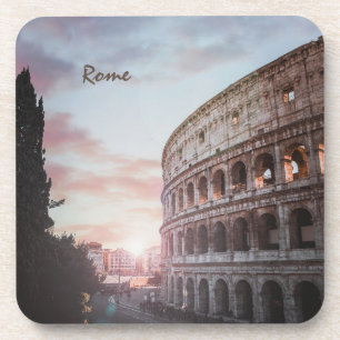 Rome Ancient Architecture sunset cityscape Coaster
