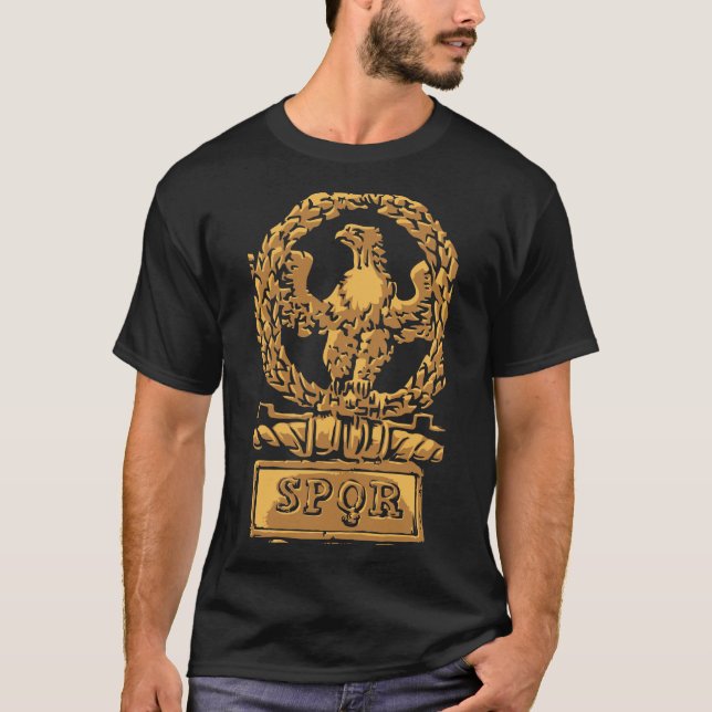Rome and the Ancient World - SPQR T-Shirt (Front)