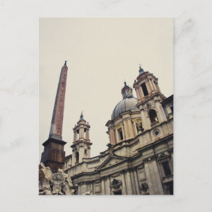 Rome architecture postcard