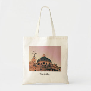 Rome architecture & statues sculpture personalized tote bag