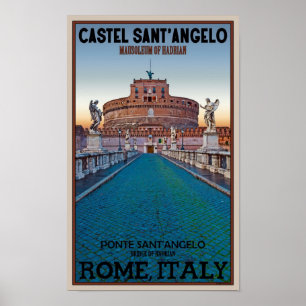 Rome - Castel Sant'Angelo Poster