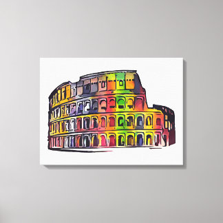 Rome Colosseum Canvas Print