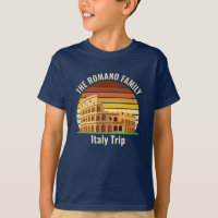 Rome Colosseum Custom Italy Trip Sunset Kids