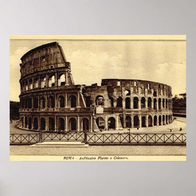 Rome,  Colosseum in c. 1900 Poster (Front)