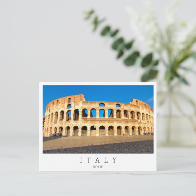 Rome, Colosseum,  Italy Postcard (Standing Front)