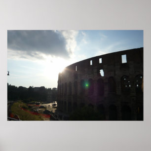 Rome Colosseum Poster Print