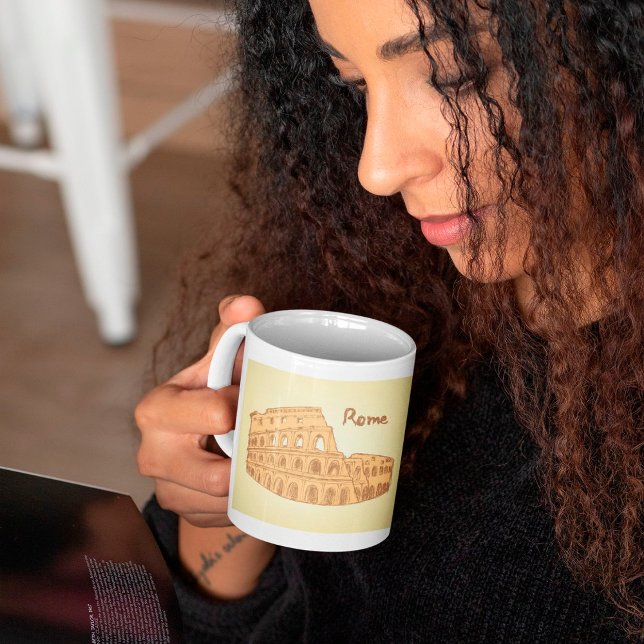 Rome Colosseum Sketch Coffee Mug (Creator Uploaded)