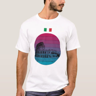 Rome Colosseum T-Shirt Italian Heritage Aesthetic