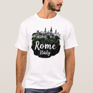 Rome Eternal City Art   Iconic Italy Design T-Shirt