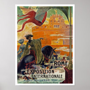 Rome ~ Exposition Internationale 1911 Poster