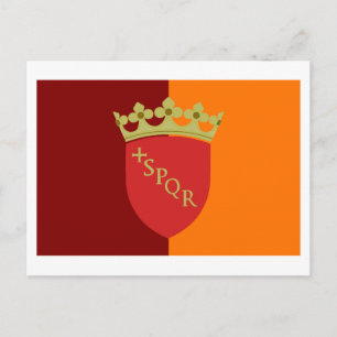 Rome Flag Postcard