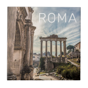 Rome Forum Romanum Italy Holiday Souvenir Tile
