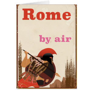 Rome Gladiator air travel poster