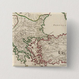 Rome, Greece, Turkey 3 2 Inch Square Button