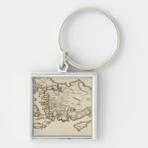Rome, Greece, Turkey Keychain