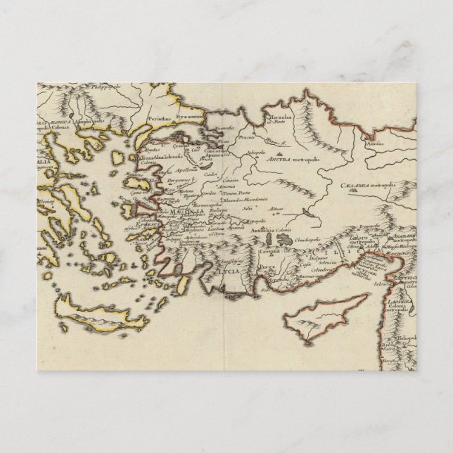 Rome, Greece, Turkey Postcard (Front)
