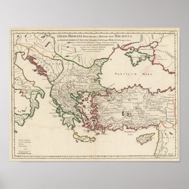 Rome, Greece, Turkey Poster (Front)