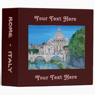 Rome, Italie - classeur de voyage