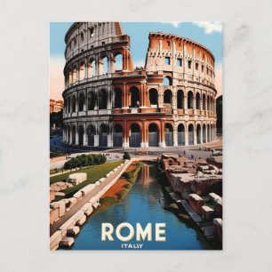 Rome Italie Colisée Voyage Art Cartes Postales Anc