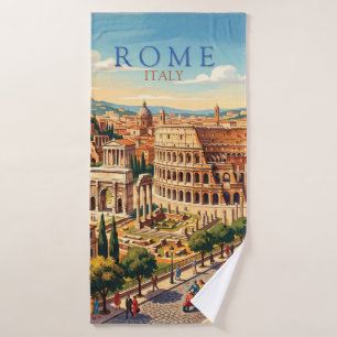 Rome Italie Colisée Voyage Art Vintage