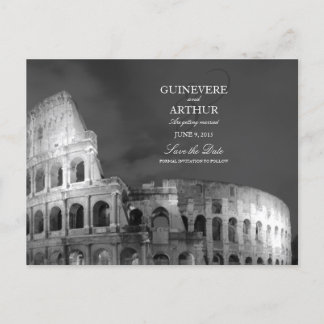 Rome Italie Colosseum Faire-part de mariage