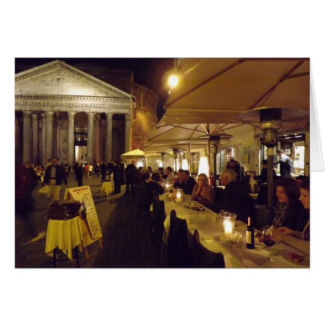 Rome, Italie la nuit (Devant horizontal)