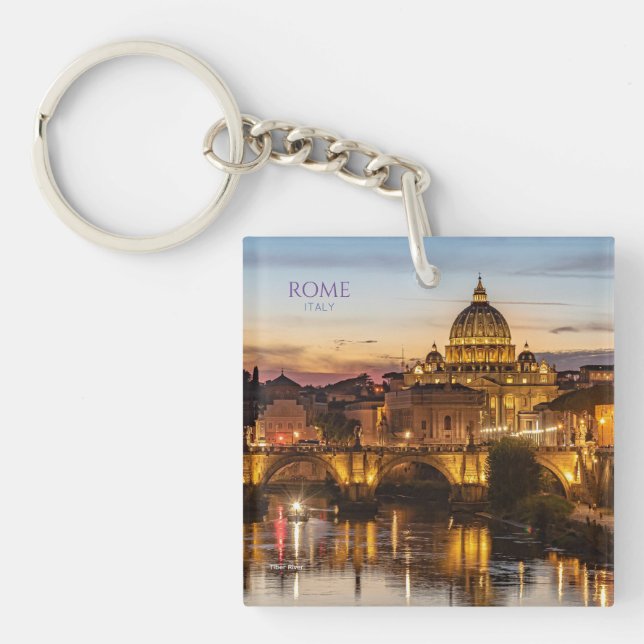 Rome Italie Pittoresque KeychainVoyage Souvenir Ca (Devant)