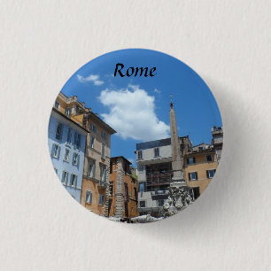 Rome, Italy 1 Inch Round Button