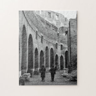 Rome Italy Ancient Ruins Colosseum Architecture Jigsaw Puzzle