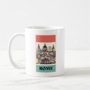 Rome Italy Art Deco Coffee Mug