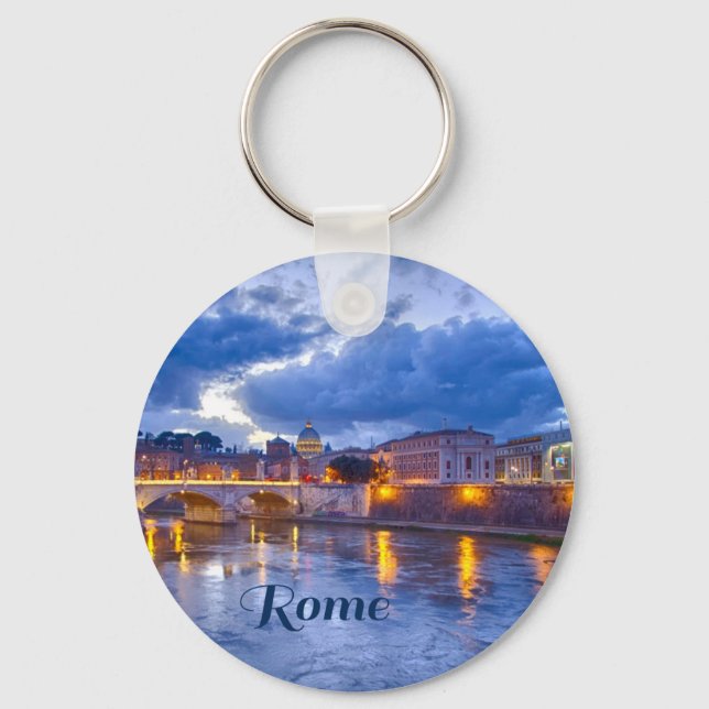 Rome Italy Beautiful Keychain (Front)