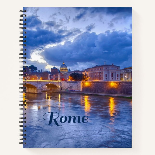 Rome Italy Beautiful Notebook (Front)