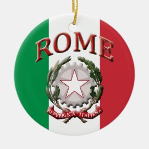 Rome Italy Ceramic Ornament