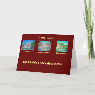 Rome, Italy - Christmas Card