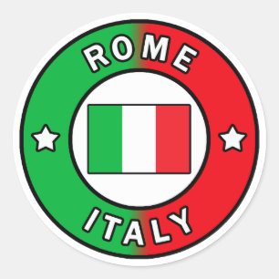 Rome Italy Classic Round Sticker