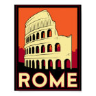rome italy coliseum europe vintage retro travel