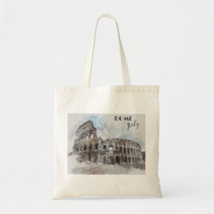 Rome Italy Colosseum Tote Bag – Vintage Travel Art