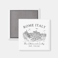 Rome Italy – Eternal City Ruins Travel souvenir