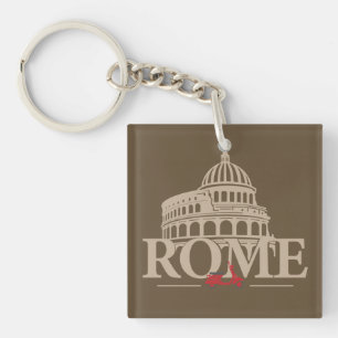 Rome Italy Europe Keychain